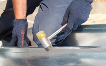 Glantlees metal flat roofing repairs
